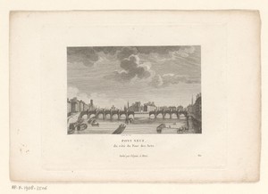 Gezicht op de Pont Neuf te Parijs