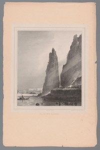 Gezicht op de rots Bayard