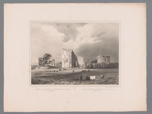 Gezicht op de ruïne van Kasteel Brederode