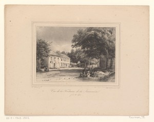 Gezicht op de Sauvenièrebron nabij Spa