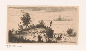 Gezicht op de Schelde bij Kruibeke