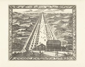 Gezicht op de Scheveningse Zeestraat (Scheveningseweg)