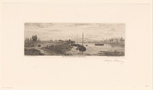 Gezicht op de Seine in de buurt van Argenteuil