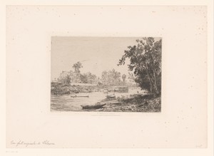 Gezicht op de Seine te Neuilly