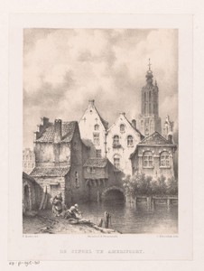 Gezicht op de Singel in Amersfoort