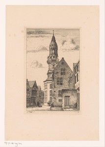Gezicht op de Sint-Katelijnevest in Antwerpen