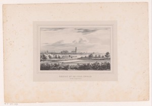 Gezicht op de stad Zwolle