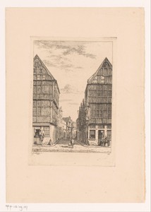 Gezicht op de Stoelstraat in Antwerpen