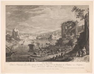 Gezicht op de Tiber