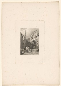 Gezicht op de toren van de kathedraal van Straatsburg