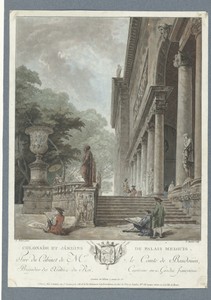 Gezicht op de Villa Medici