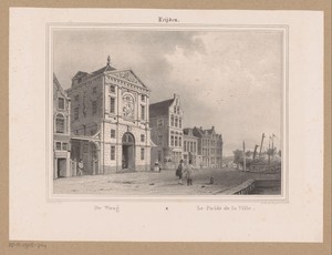 Gezicht op de Waag te Leiden