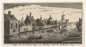Gezicht op de wetering richting de Stadlanderbrug