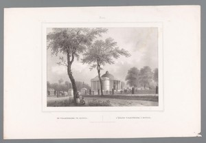 Gezicht op de Willemskerk te Batavia