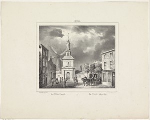 Gezicht op de Witte Poort in Leiden