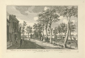 Gezicht op de Zuidwest-Binnensingel (Zuidwal) te Den Haag