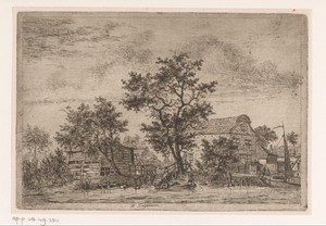 Gezicht op Delfshaven vanaf het water