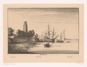 Gezicht op Dordrecht