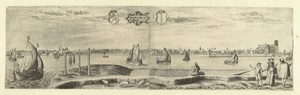 Gezicht op Dordrecht, 1596