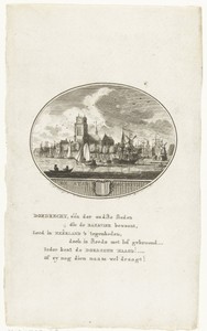 Gezicht op Dordrecht