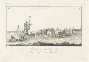 Gezicht op een eiland