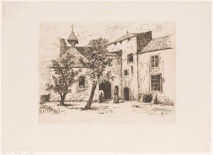 Gezicht op een kapel
