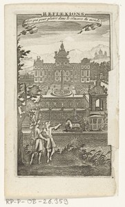Gezicht op een paleis
