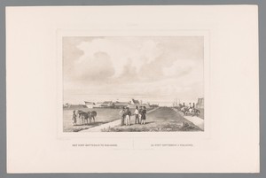 Gezicht op fort Rotterdam in Makasser