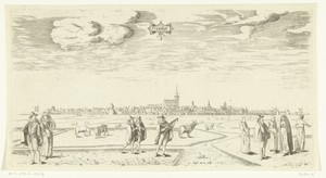 Gezicht op Franeker 1598