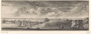 Gezicht op Greenwich (rechter plaat)