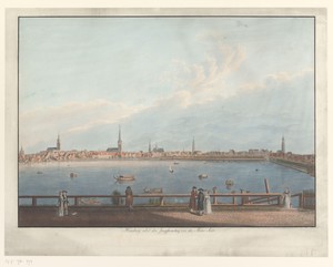 Gezicht op Hamburg