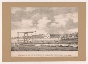Gezicht op het derde gesticht in de kolonie Veenhuizen