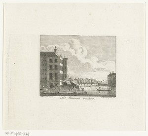 Gezicht op het Diaconieweeshuis te Amsterdam