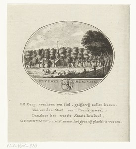 Gezicht op het dorp Heenvliet
