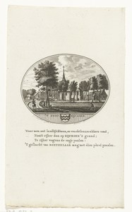 Gezicht op het dorp Kijfhoek