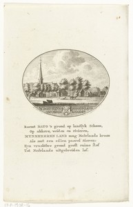 Gezicht op het dorp Mijnsheerenland