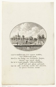 Gezicht op het dorp Nieuw-Beijerland