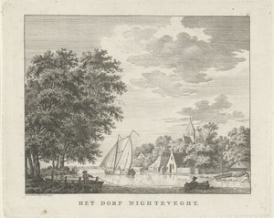 Gezicht op het dorp Nigtevecht