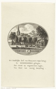 Gezicht op het dorp Ridderkerk