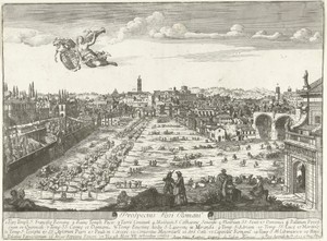 Gezicht op het Forum Romanum