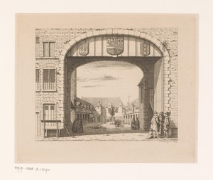 Gezicht op het huis Leguit in de Leguitstraat in Antwerpen