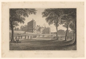 Gezicht op het Kasteel van Saint-Germain-en-Laye
