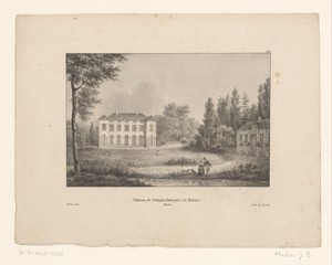 Gezicht op het kasteel van Schiplaken