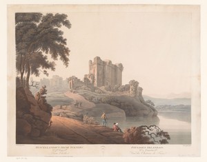 Gezicht op het Kasteel van Trim in Ierland