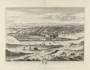 Gezicht op het landgoed Bradgate in Leichestershire