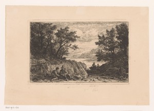 Gezicht op het meer van Albano en Castel Gandolfo