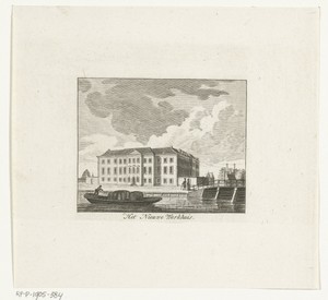 Gezicht op het Nieuwe Werkhuis te Amsterdam