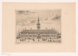 Gezicht op het Oosters- of Hanzehuis in Antwerpen