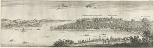 Gezicht op het paleis van de sultan te Constantinopel