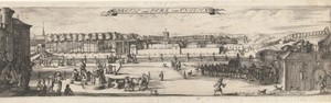 Gezicht op het park van Enghien (Edingen)